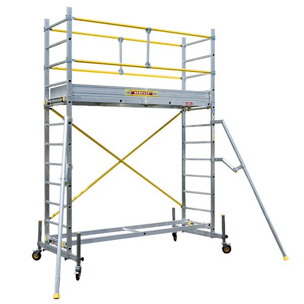 echafaudage avec chandelles